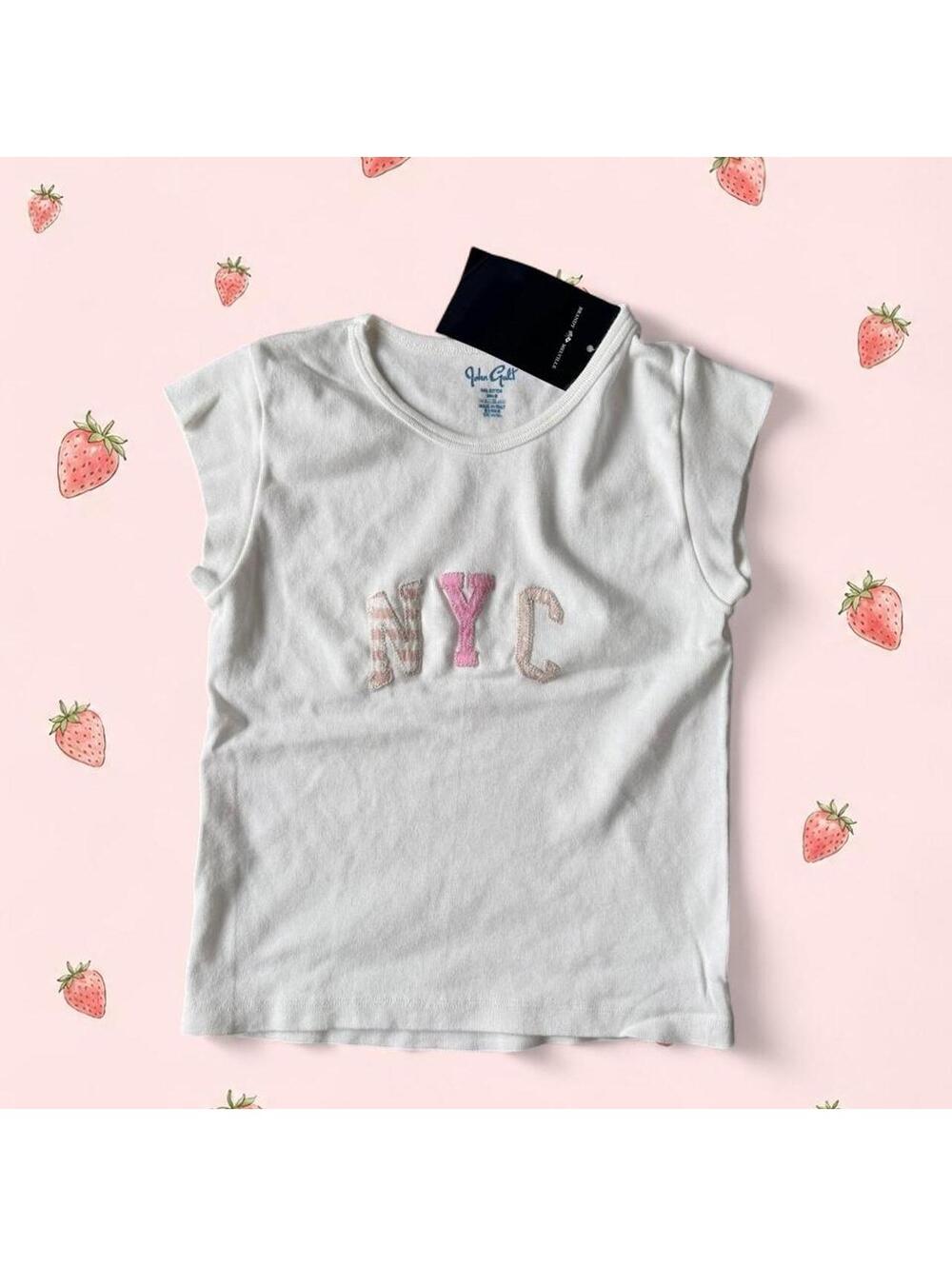 Brandy Melville white NYC top